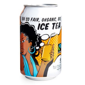 NAPÓJ GAZOWANY ICE TEA FAIR TRADE BIO 330 ml (PUSZKA) - OXFAM