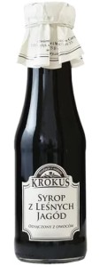 SYROP Z LEŚNYCH JAGÓD BEZGLUTENOWY 355 g (280 ml) - KROKUS