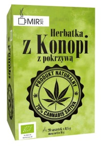 HERBATKA Z KONOPI Z POKRZYWĄ BIO (20 x 0,8 g) 16 g - MIR-LEK