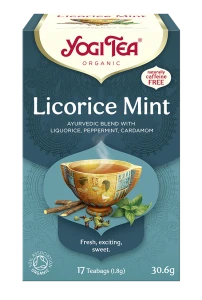 HERBATKA MIĘTA Z LUKRECJĄ (LICORICE MINT) BIO (17 x 1,8 g) 30,6 g - YOGI TEA
