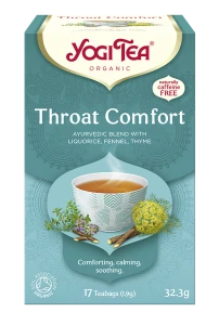 HERBATKA NA GARDŁO (THROAT COMFORT) BIO (17 x 1,9 g) 32,3 g - YOGI TEA