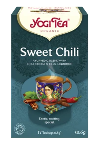 HERBATKA SŁODKIE CHILI (SWEET CHILI) BIO (17 x 1,8 g) 30,6 g - YOGI TEA