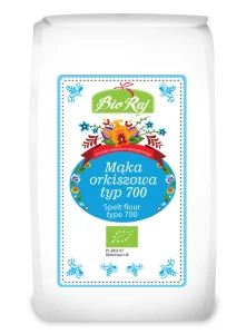 MĄKA ORKISZOWA TYP 700 BIO 500 g - BIO RAJ