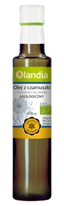 OLEJ Z CZARNUSZKI TŁOCZONY NA ZIMNO BIO 250 ml - OLANDIA