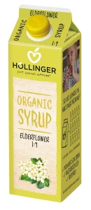 SYROP O SMAKU KWIATÓW CZARNEGO BZU BIO 1 L - HOLLINGER