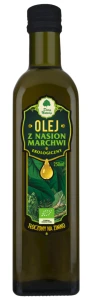 OLEJ Z NASION MARCHWI TŁOCZONY NA ZIMNO BIO 250 ml - DARY NATURY